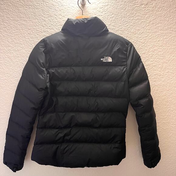 SOLD The North Face Minoqua Down Jacket Black Womens Small NF0A55XB 550 Fill 3/3 - Picture 5 of 13